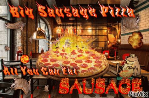 big sausage pizza r/memes